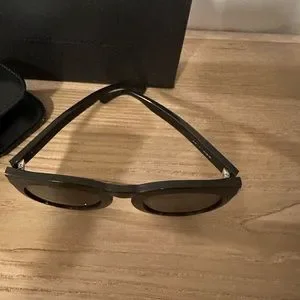 Saint Laurent SL 102 black mineral glass Sunglasses SAINT LAURENT SL 102/001 Surf - Sunglasses main image 2